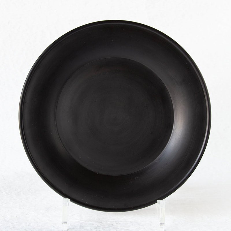 小倉広太郎　リムプレート 黒拭き漆 七寸リム皿 小倉広太郎作品 | Abundante / web-shop MITATE